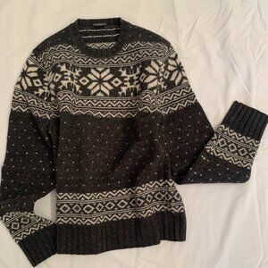 Club Monaco fair-isle sweater size S
